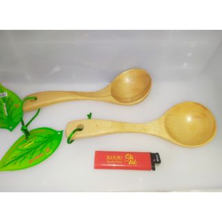 Muỗng gỗ múc canh / súp , gỗ tốt sáng đẹp