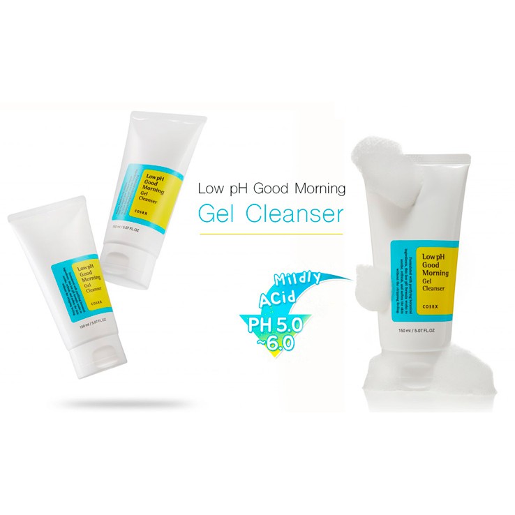 Sữa rửa mặt Cosrx Low pH Good Morning Gel Cleanser 150ml