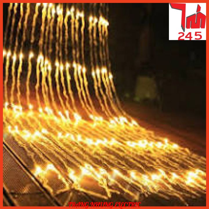 Bộ Đèn Led Thả Rèm Mưa Rơi/ Thác Nước - Đèn Nháy Thả Mành - đèn trang trí sân vườn , cà phê , nhà hàng