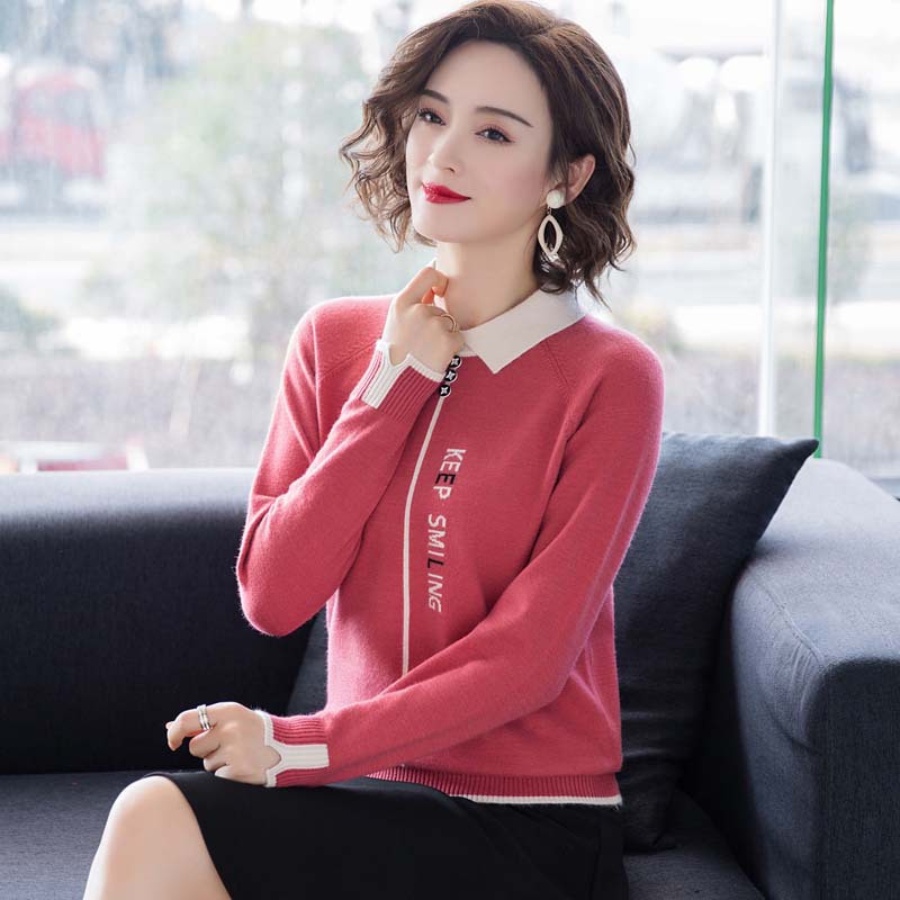 Áo len dệt kim  thời trang thu đông xu hướng Hàn Quốc