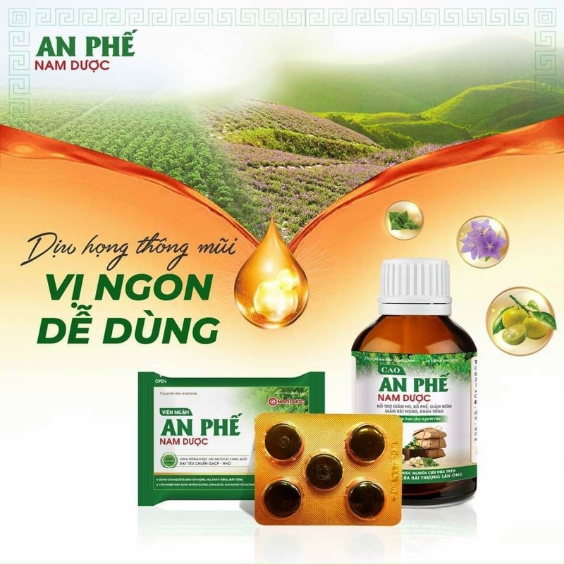 KẸO NGẬM HO AN PHẾ -GÓI 5 VIÊN