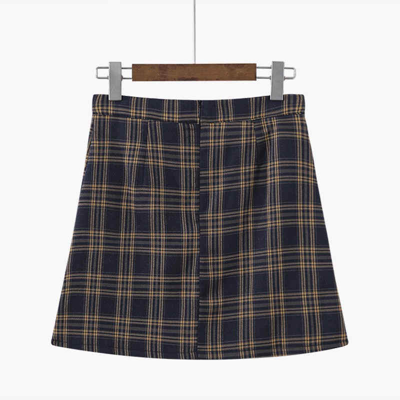 Chân Váy Lưng Cao Dáng Chữ A Phong Cách Retro | BigBuy360 - bigbuy360.vn