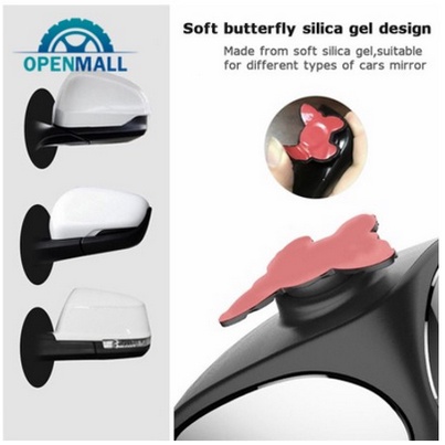 Gương cầu lồi 2 mặt dán treo bên dưới kính chiếu hậu xe hơi ô tô xóa điểm mù bánh trước sau xoay 360 độ góc rộng