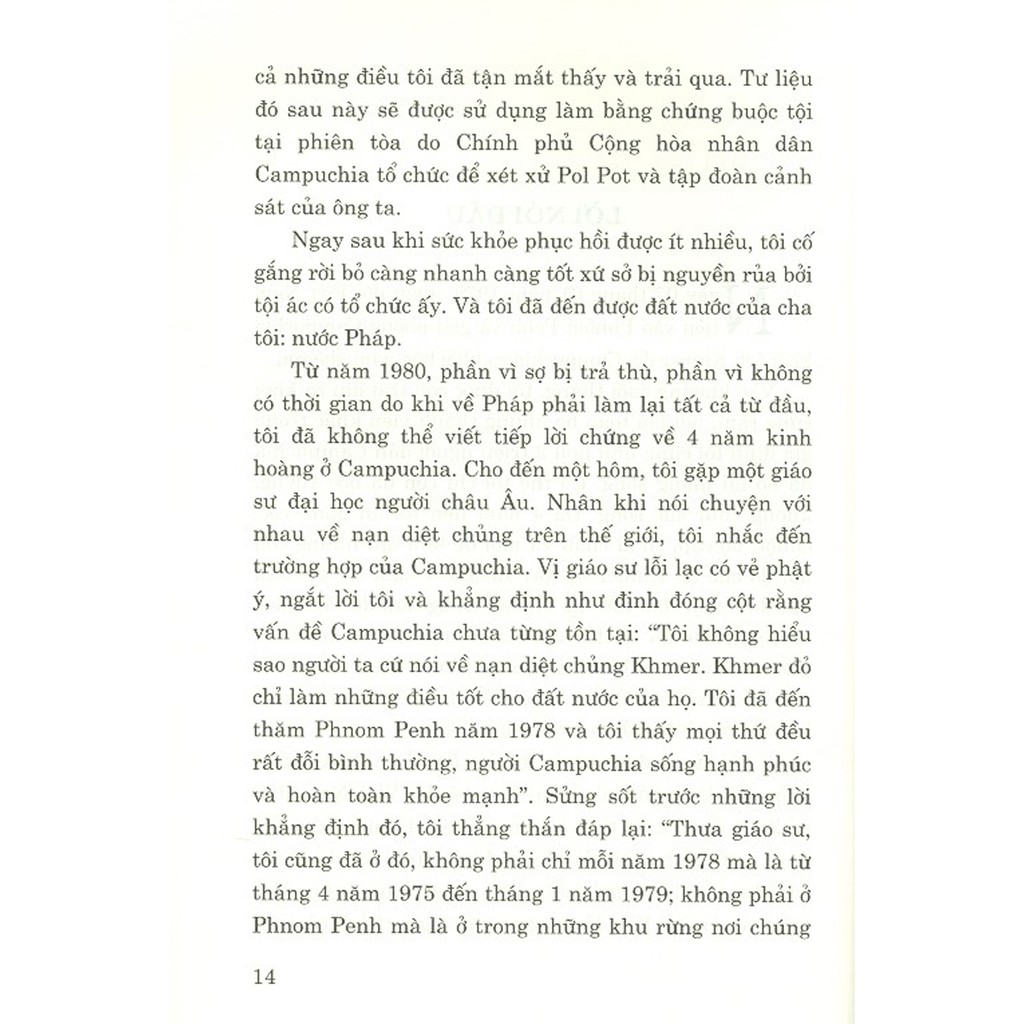 Sách - Thoát Khỏi Địa Ngục Khmer Đỏ - Hồi Ký Của Một Người Còn Sống