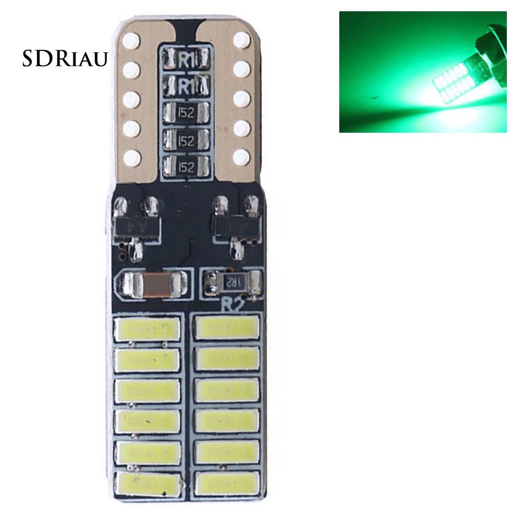 Đèn LED gắn biển số ô tô hỗ trợ đậu xe W5W T10 24SMD 4014 nguồn điện 9W