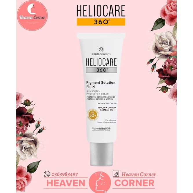 Kem chống nắng Heliocare Pigment Solution Fluid 50ML