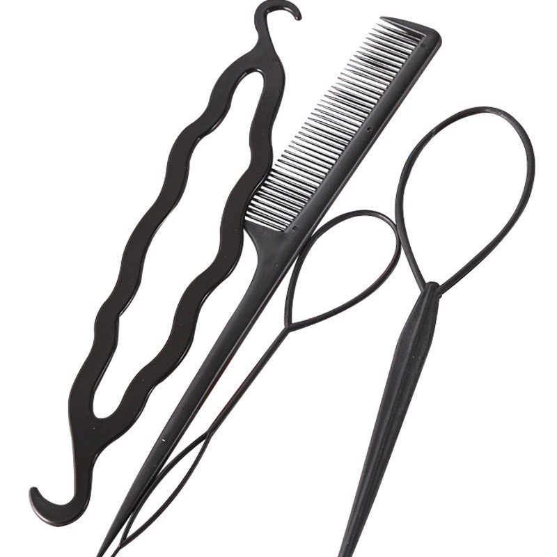 Set dụng cụ luồn tóc 4 món Pison gọn gàng - SP0069 - 01 bộ