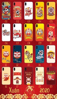 Ốp lưng tết canh tý in nổi 4D