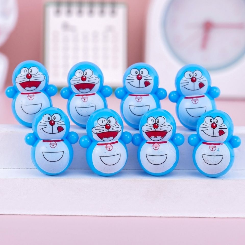 Đồ Chơi Lật Đật Hình Mèo Máy Doraemon Mini Dễ Thương Cho Bé