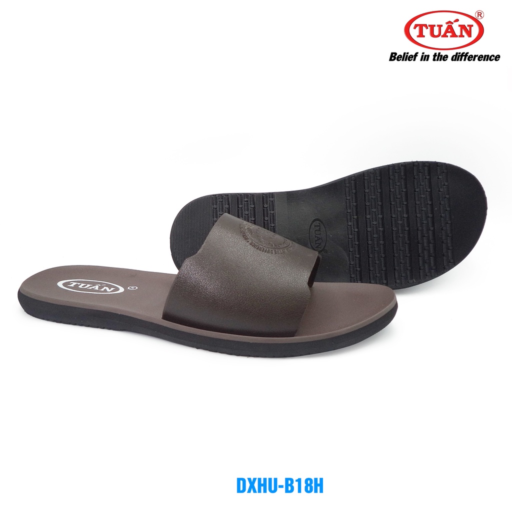 Dép da nam dép quai bảng thời trang thương hiệu Tuấn DXHU-18H