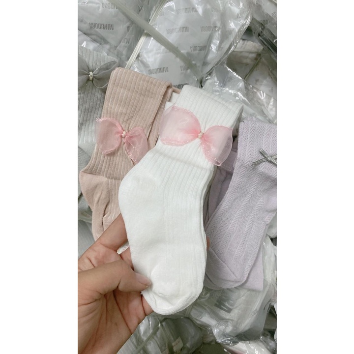 100K = 3 CHIẾC Tri ân khách hàng mã quần tất liền bàn Quảng châu đính nơ xinh xắn từ 7-17kg