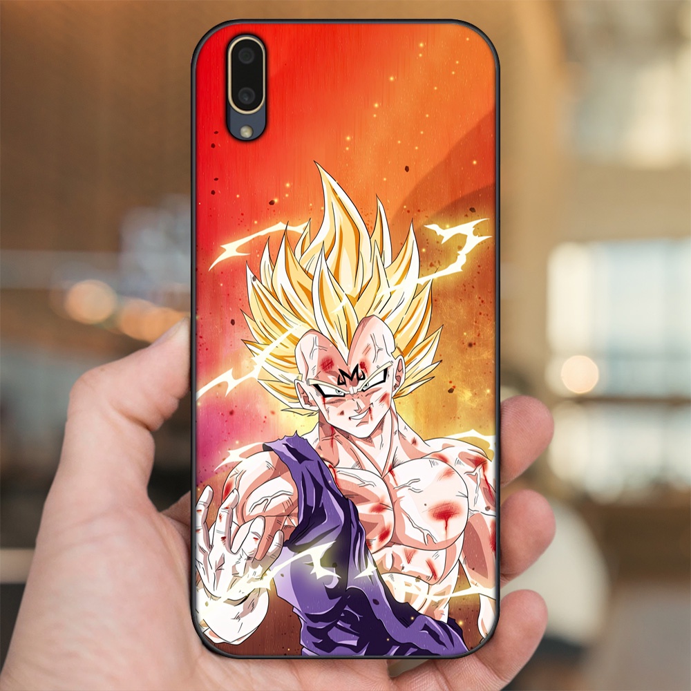 Ốp lưng Vivo V11 viền đen in hình Vegeta Dragon Ball