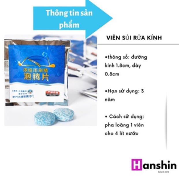 Combo 10 viên sủi rửa kính xe ô tô Bảo Hành Uy Tín Lỗi 1 Đổi 1