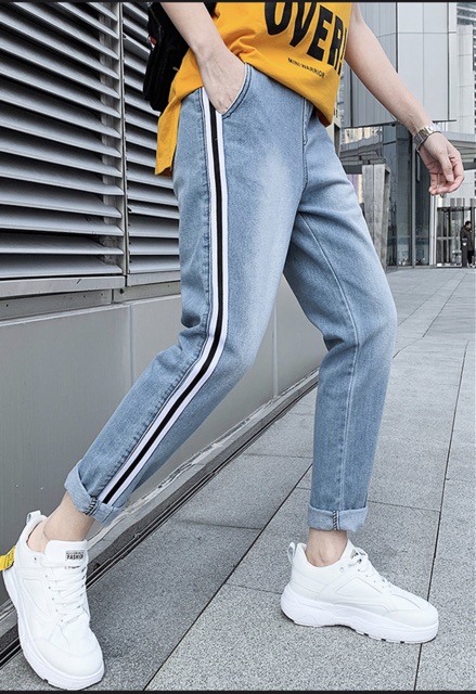 Quần JEAN Nam HÀN QUỐC quần baggy jeans mã 002 cao cấp Kun Shop | BigBuy360 - bigbuy360.vn