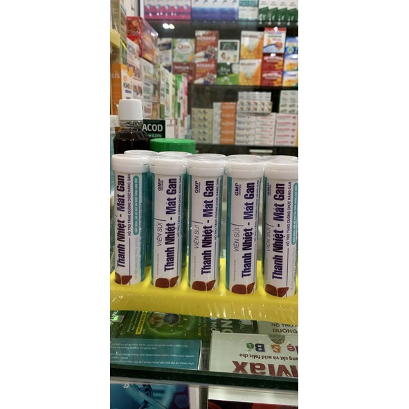 Viên sủi thanh nhiệt mát gan tuýp 20 viên