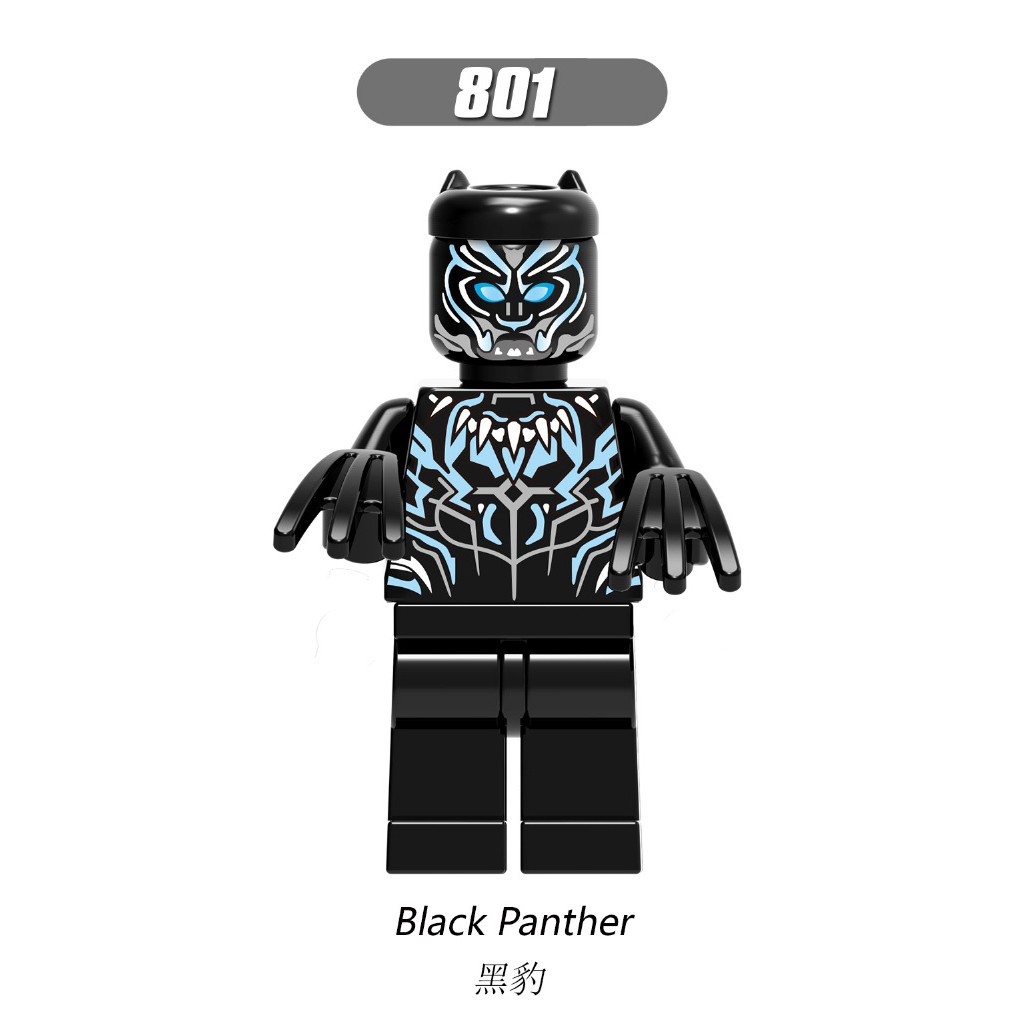 Đồ Chơi Lego X0184 XH804 Ulysses Klaw Black Panther Shuri Marvel Độc Đáo