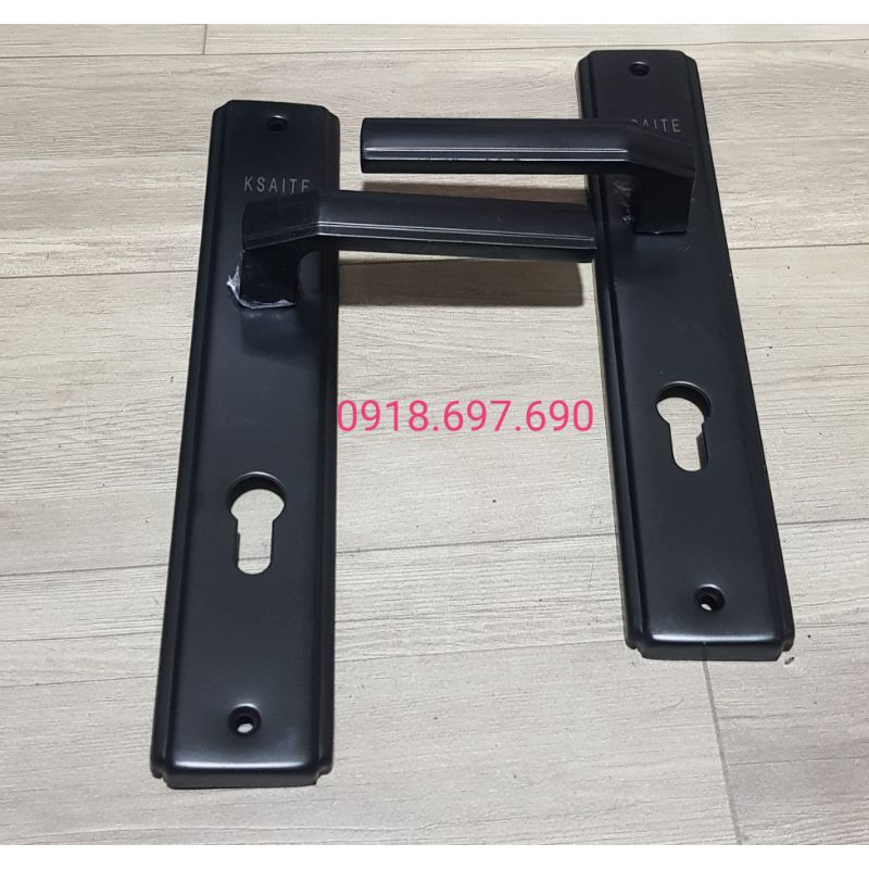 Khóa tay gạt cửa đi màu đen dài 260mm