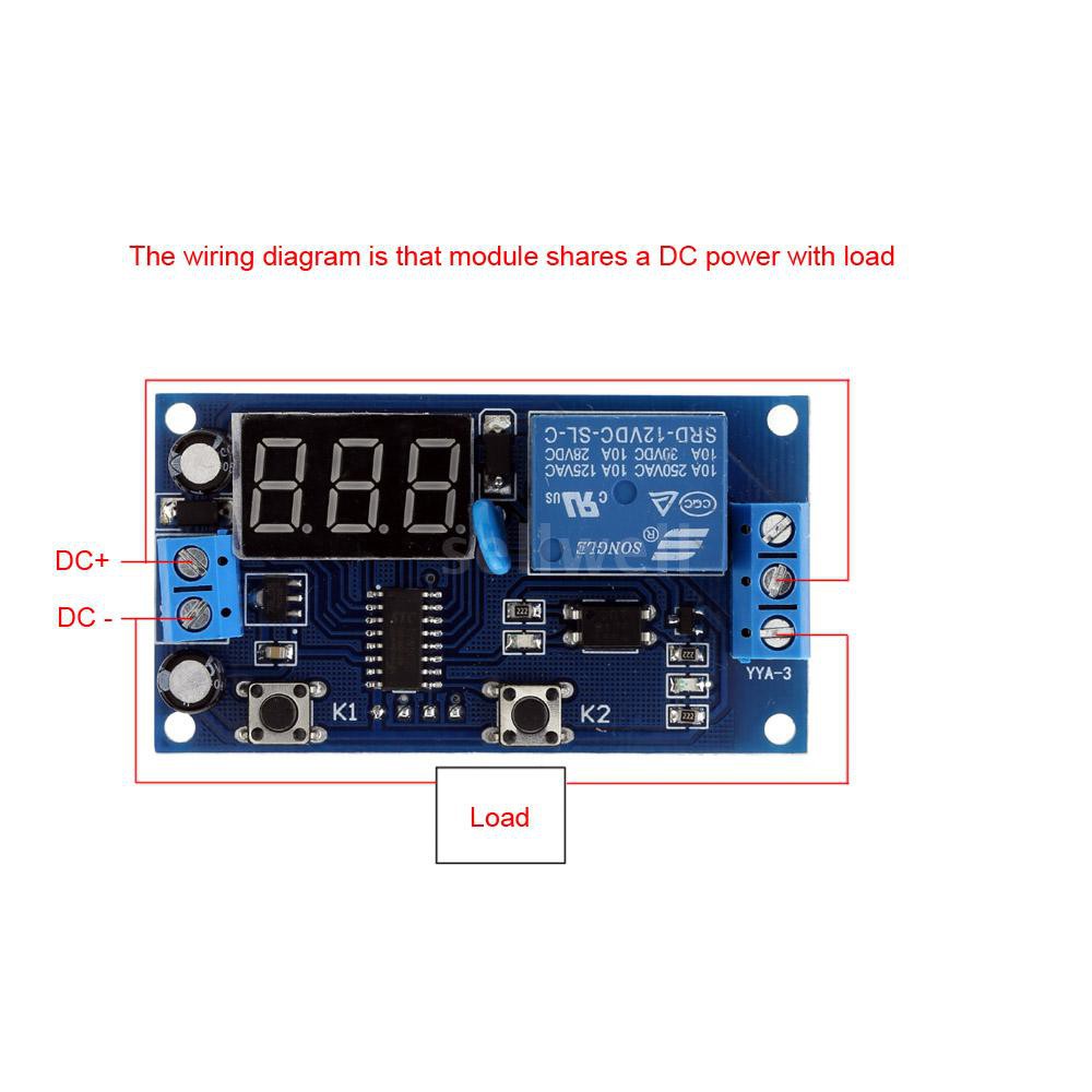 Mô đun hẹn giờ DC 12V đa chức năng