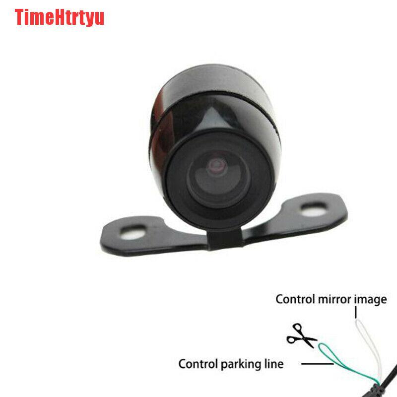 TimeHtrtyu 170° CMOS Mini Color Reverse Backup Car Front Rear View Camera Kit Night Vision