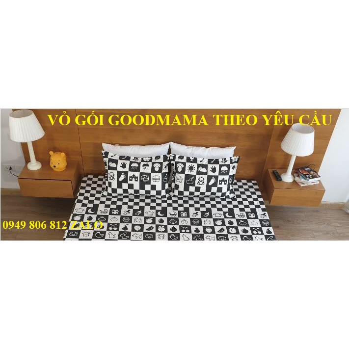 Vỏ gối ga chống thấm Goodmama 100% cotton