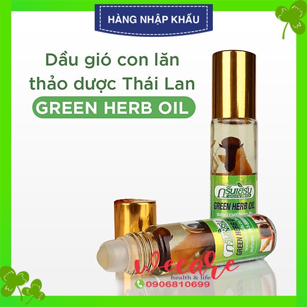 Dầu Lăn Sâm Thái Ginseng Green Herb Oil