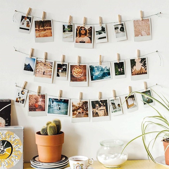 1 mét Dây thừng treo ảnh Polaroid - Nguyên liệu Handamde dày 3mm