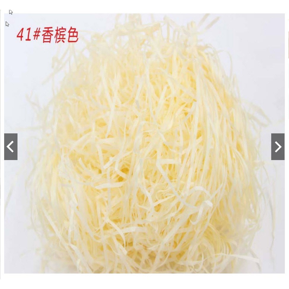 [ HCM ] RƠM / GIẤY VỤN TRANG TRÍ LÓT HỘP QUÀ ( BỊCH 250g - 500g ) giấy rơm nhập khẩu mịn và đẹp