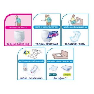 Bỉm, Tã Dán Người Lớn Caryn M40 Miếng