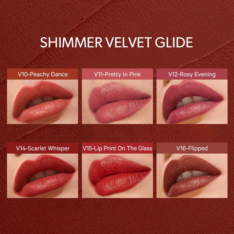 Son Kem PERFECT DIARY Velvet Nhung Lì Màu Sắc Thời Trang