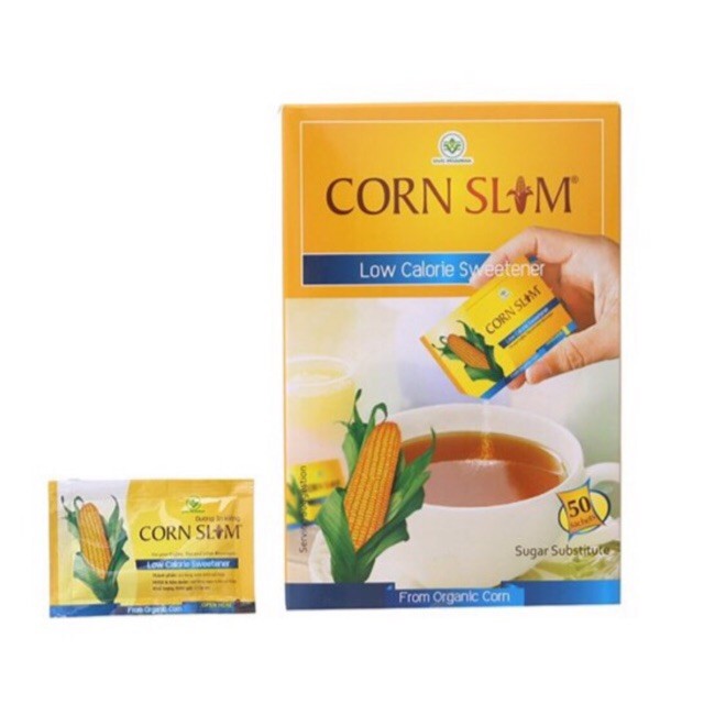 ĐƯỜNG BẮP CORN SLIM HỘP 50 GÓI GIÁ TỐT