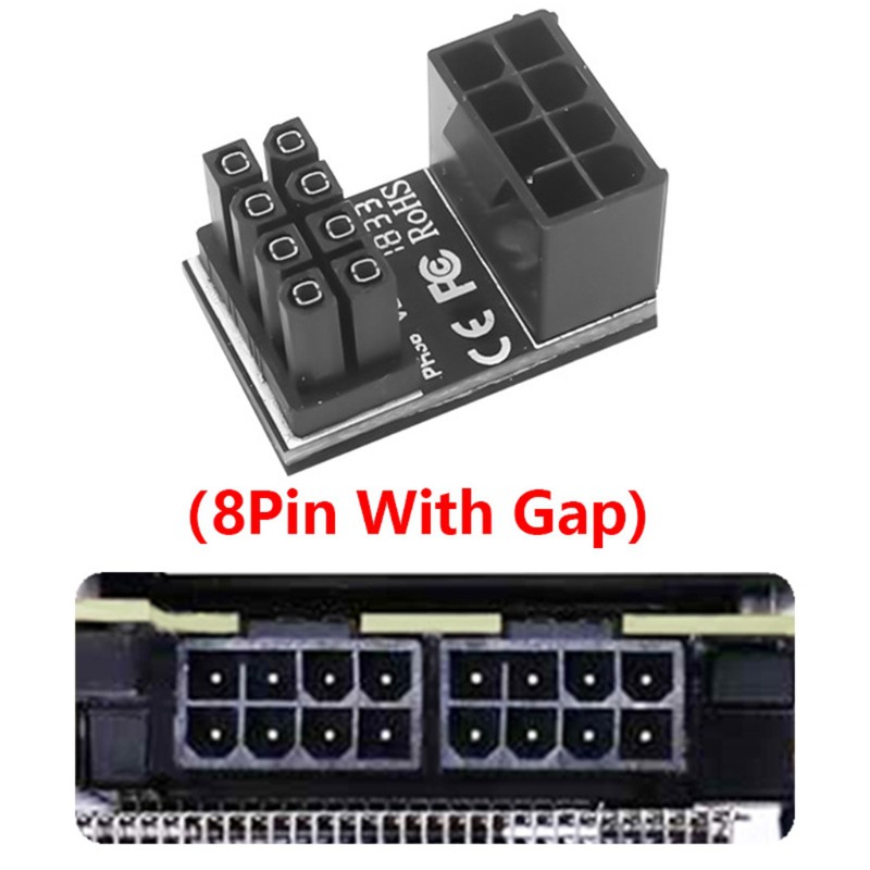 POWER Adapter Chuyển Đổi Kok 8 Pin Male Sang 8 Pin Female Cho Card Đồ Họa | BigBuy360 - bigbuy360.vn