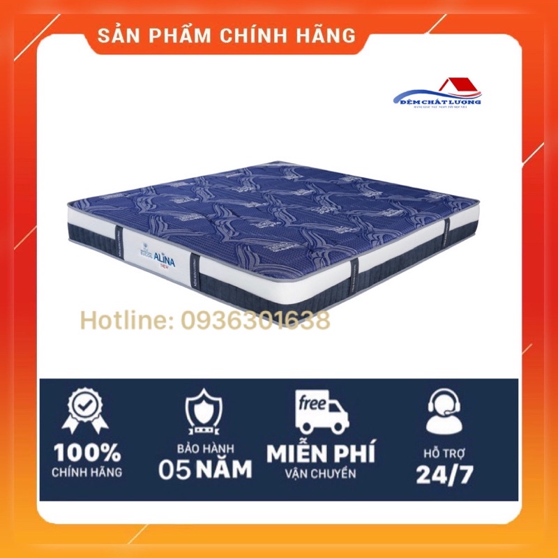 Đệm lò xo Eucoil Alina new nâng đỡ cột sống tiêu chuẩn khách san