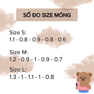 Nailbox móng úp dán thiết kế trơn đơn giản style basic