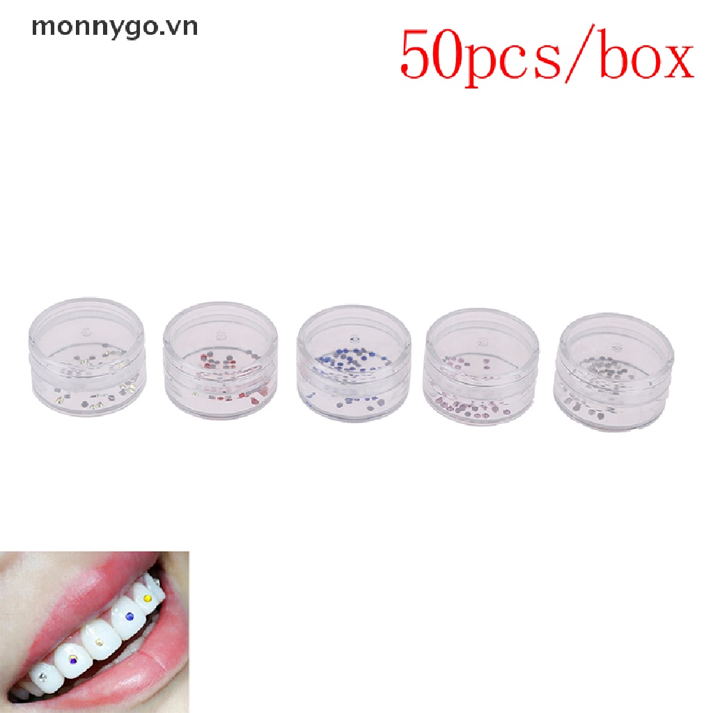 Hộp 50 viên pha lê nhân tạo bằng acrylic chuyên dụng cho nha khoa
 | BigBuy360 - bigbuy360.vn