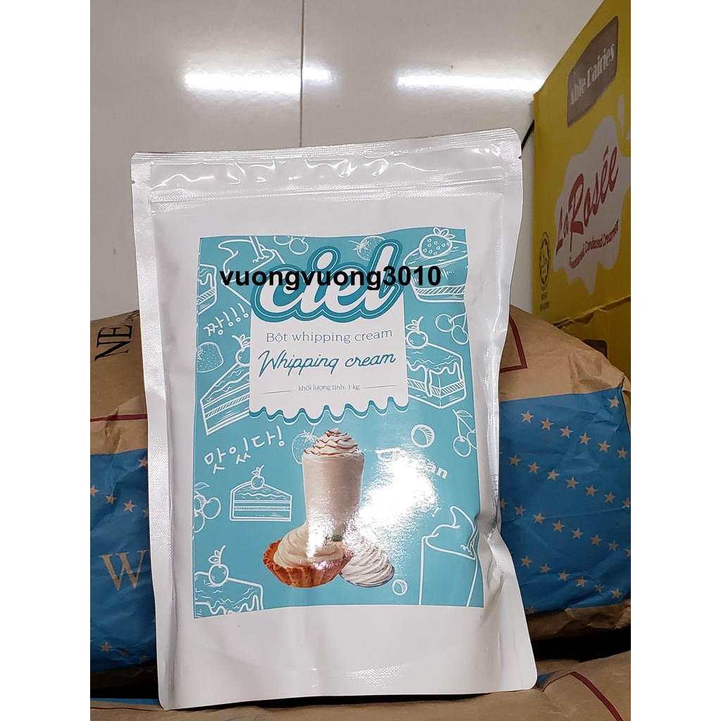 Bột WHIPPING CREAM CIEL dạng bột gói 1kg