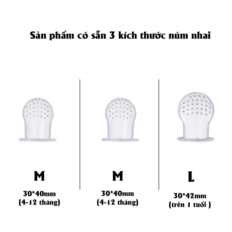 TÚI NHAI TRÁI CÂY SILICON AAG ĐỦ MÀU