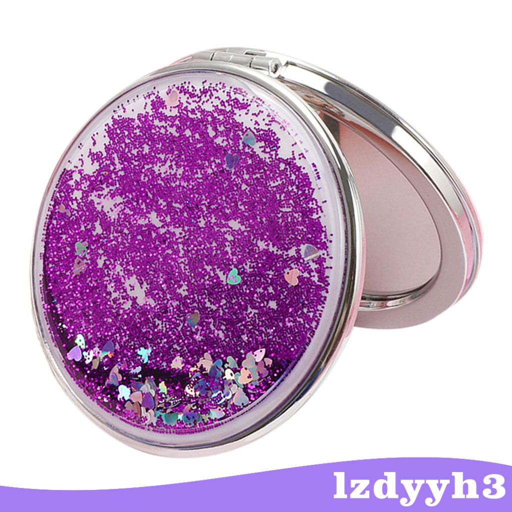 Gương Trang Điểm Hình Tròn Nhỏ Gọn Cầm Tay Trẻ Trung Lzdyyh3