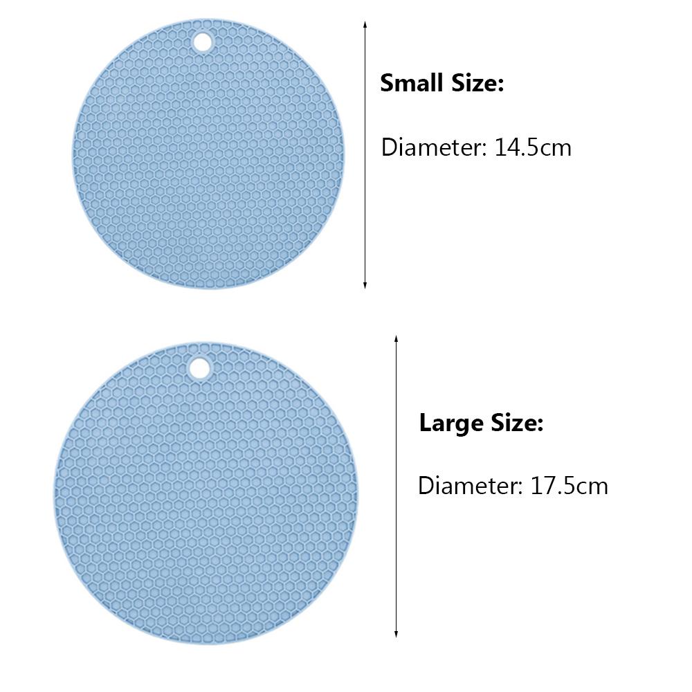 Bộ 2 Miếng Lót Nồi Bằng Silicone Cách Nhiệt Đa Năng Tiện Dụng