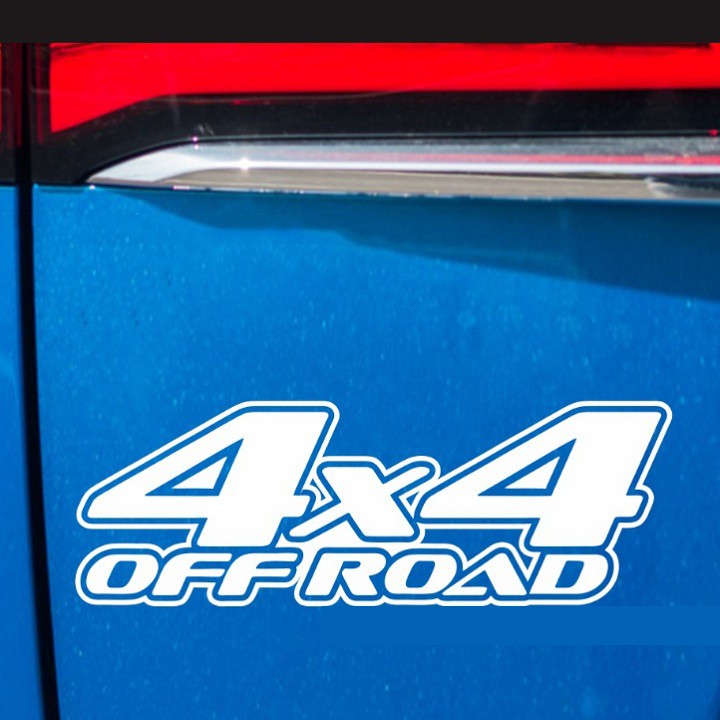 Tem 4x4 Off Road dán xe ô tô