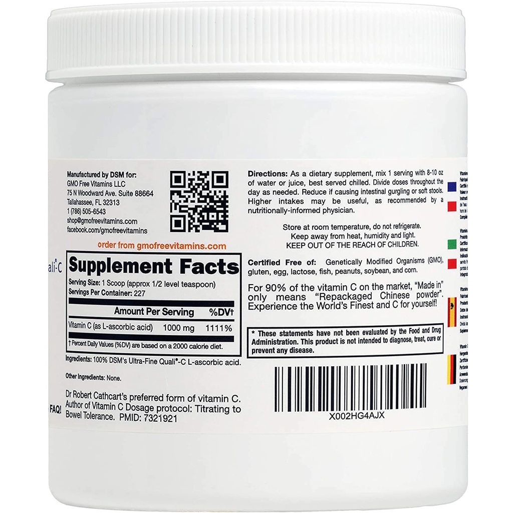 Bột vitamin C  nguyên chất siêu mịn - làm trắng và giảm thâm cho da