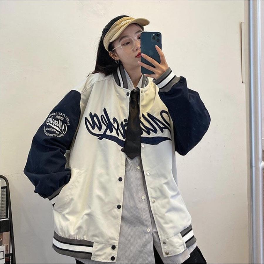 Áo khoác gió nữ nam bomber form rộng dù bigsize cao cấp giá rẻ VANISA AK008