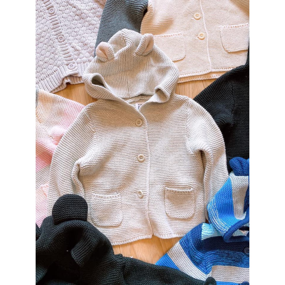 Áo len GAP tai gấu dư xịn đét có mũ cho bé