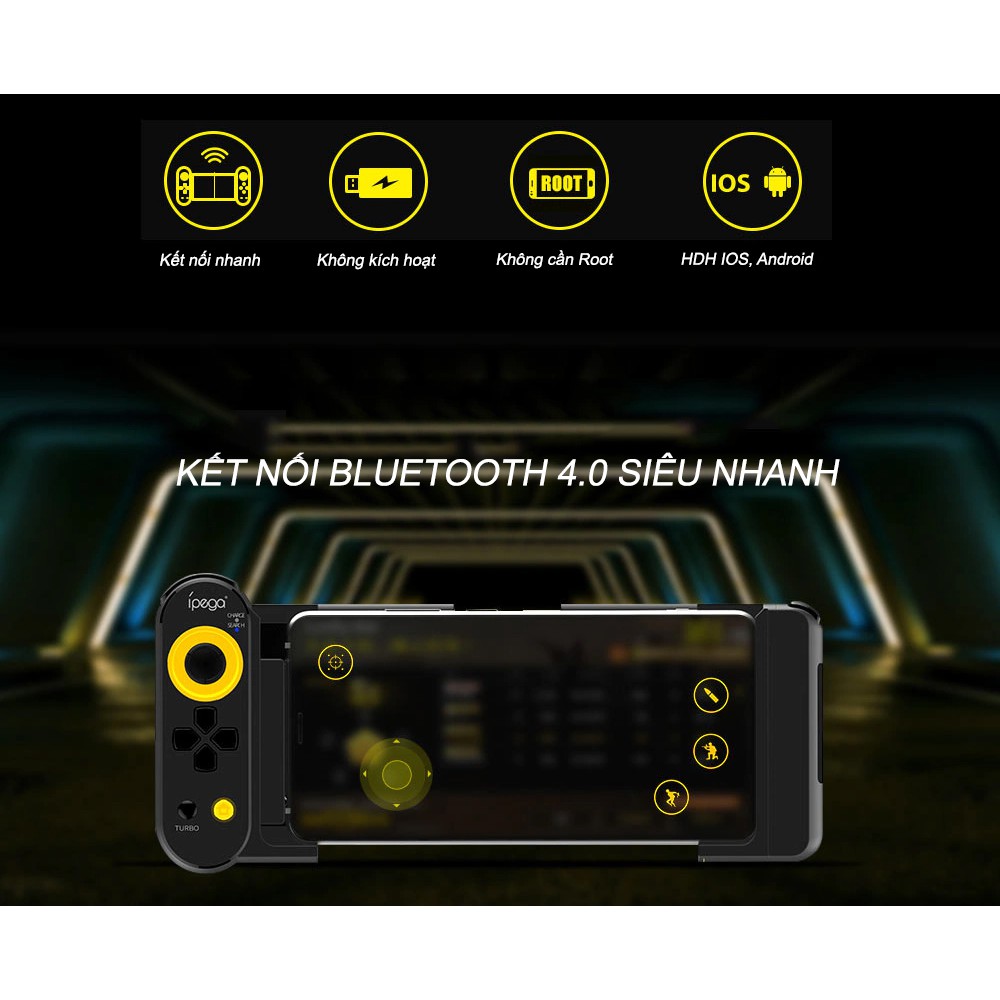 Tay cầm chơi game Bluetooth IPEGA 9167