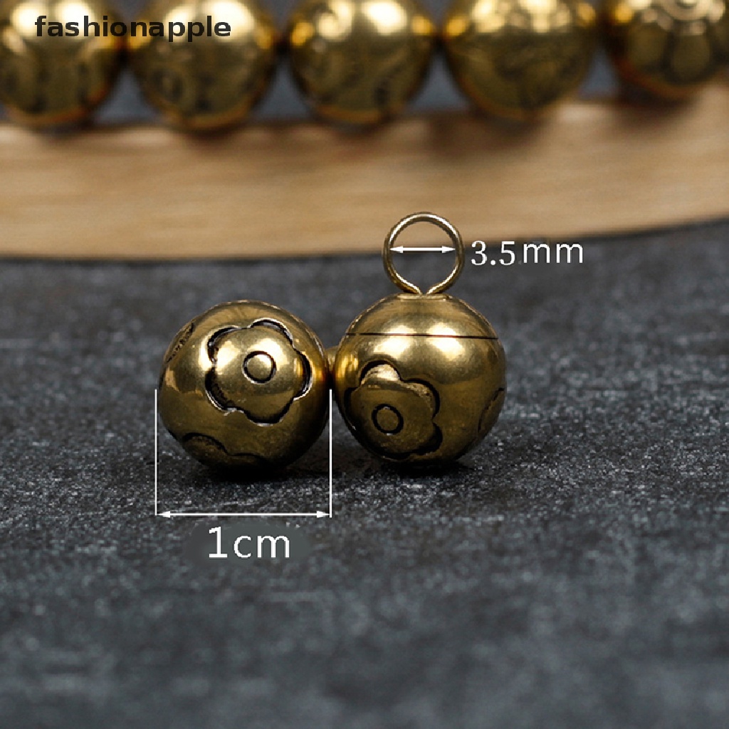 Set 2 nút áo sườn xám bằng đồng thau trơn độc đáo
