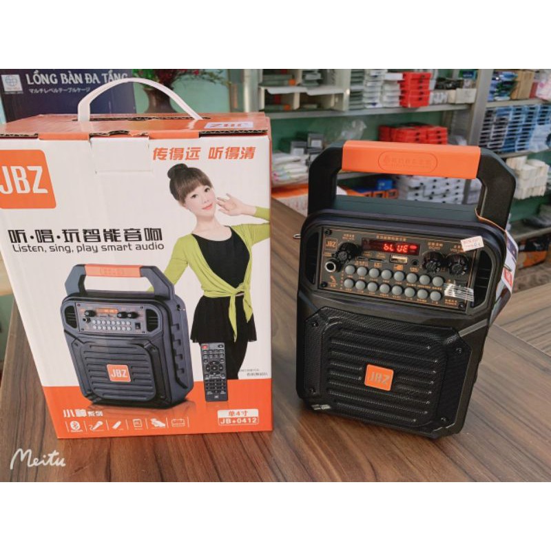 LOA DU LỊCH JBZ 0412 CÓ JACK MIC,,