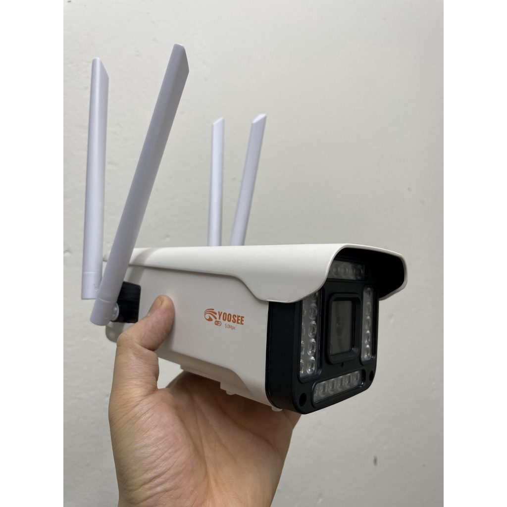 Bảo Hành 5 năm Camera wifi không dây camera yoosee 4R32Led 5.0Mpx Full HD 1080 , Hình ảnh sắc nét tiết kiệm điện năng