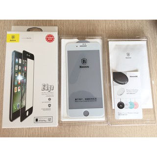 Kính cường lực full màn cho iPhone 7 Plus/iPhone 8 Plus - hiệu Baseus
