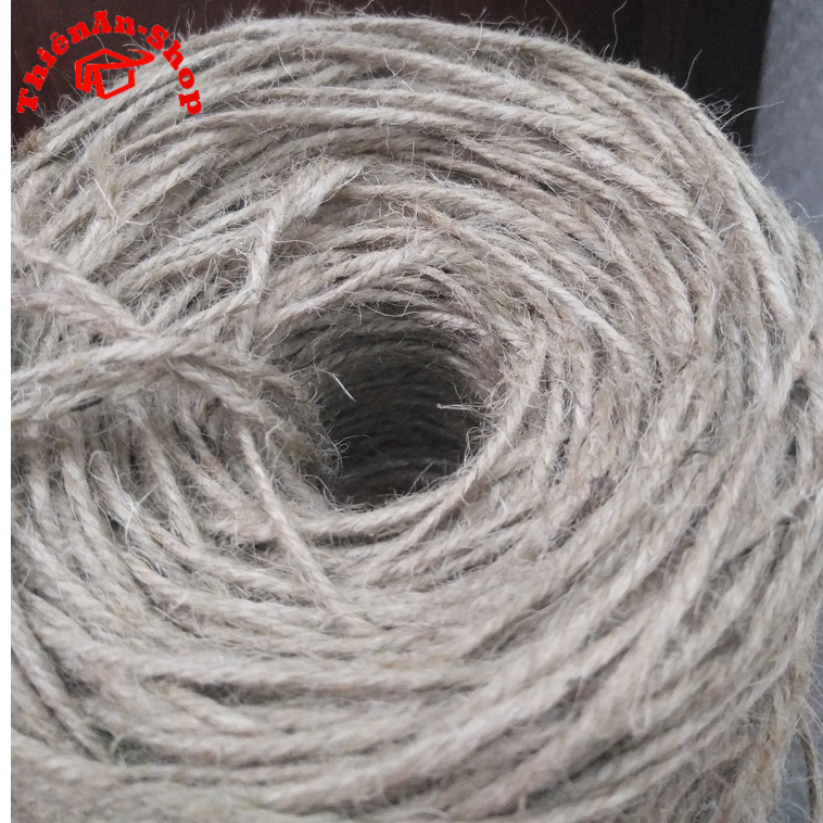 100m sợi 2mm dây đay  - cuộn dây đay không lõi – trang trí handmade