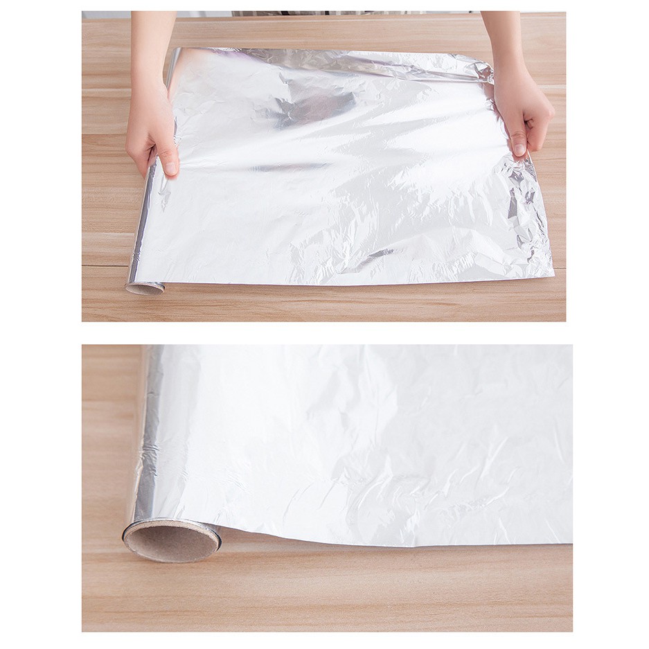 Cuộn giấy bạc foil nướng size 5m và 10m