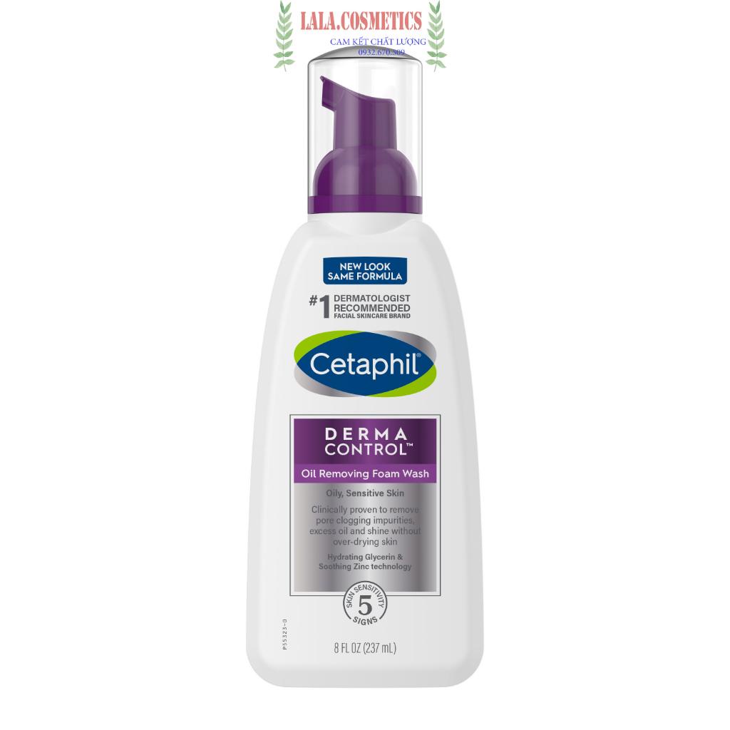 Sữa rửa mặt cho da dầu Cetaphil PRO Oily Skin/ Derma Control Oil Removing Foam Wash (237ml)